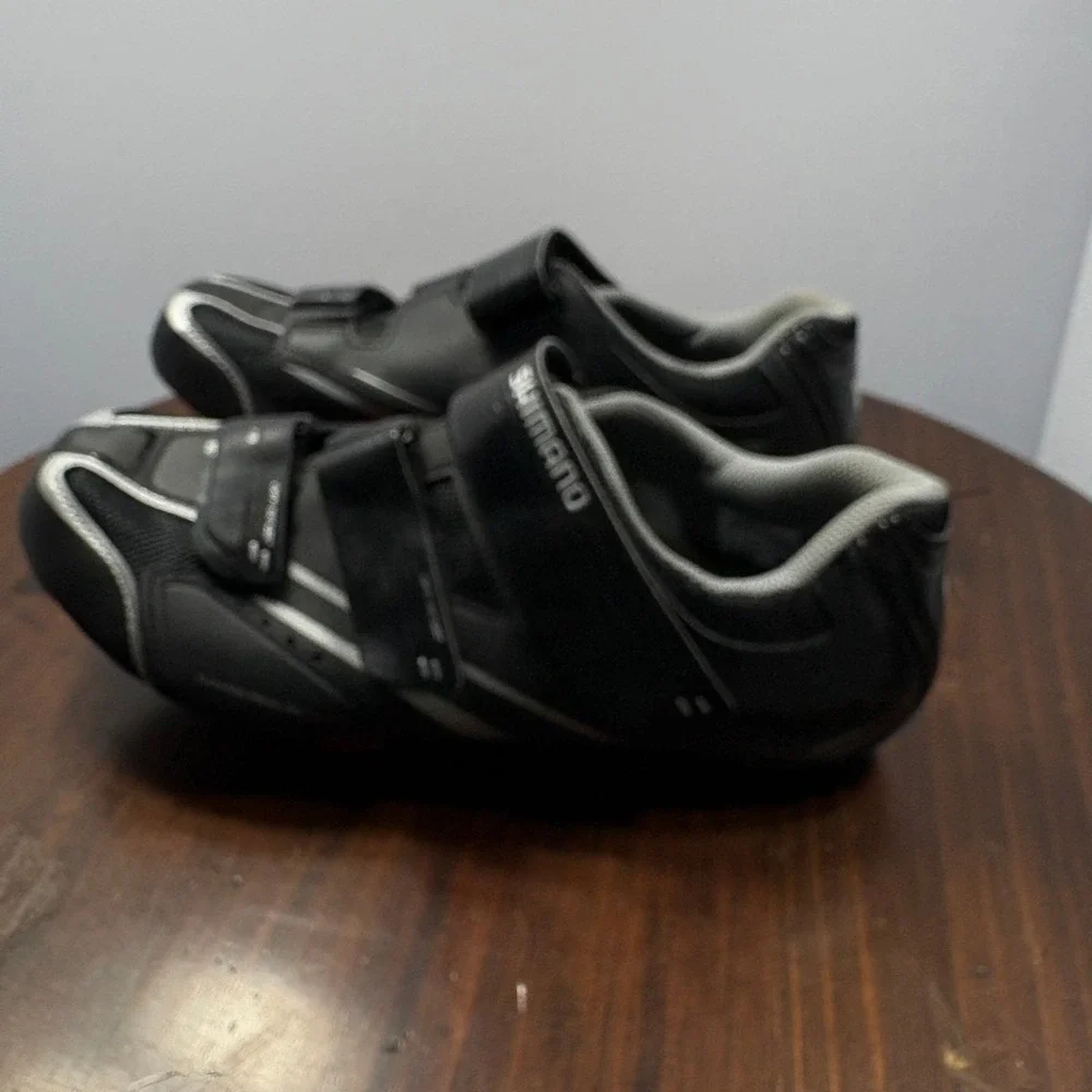 Shimano Dynalast Cycling Pedaling Dynamics Shoes‎ Mens Size 8.3 Black SH-R078L
